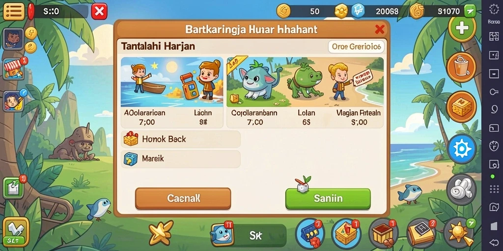 Level yang beragam dengan tantangan seru.