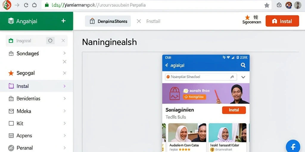 Screenshot menggambarkan proses transaksi yang cepat dan aman.