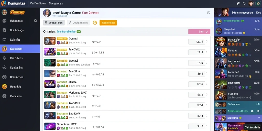 Leaderboard menunjukkan peringkat pemain terbaik.