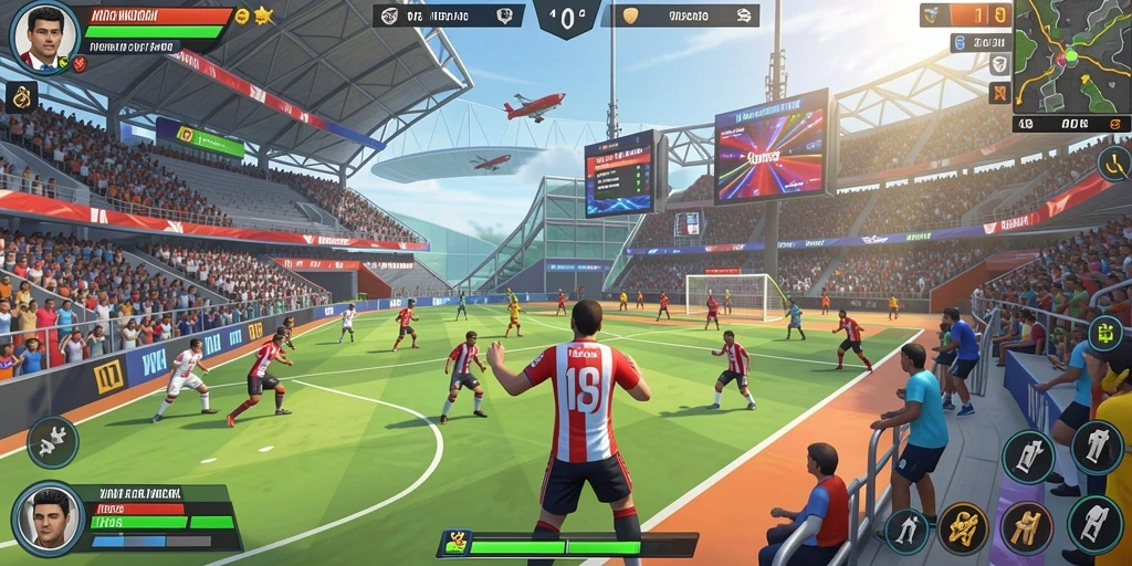 Screenshot komunitas di dalam aplikasi yang interaktif.