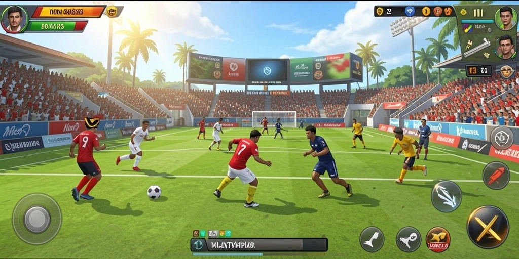 Mode multiplayer yang memungkinkan interaksi dengan pemain lain.